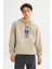 Pamuklu Içi Polarlı Regular Fit Kapüşonlu Logo Detaylı Sweatshirt 1