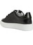 Siyah Kadın Deri Sneaker 3