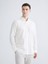 Yeni Sezon Slim Fit Uzun Kollu Armürlü Erkek Gömlek 1