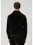 Siyah Taba Çizgili Kapüşonlu Sweatshirt 4