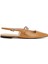 Taba Slingback Deri Ayakkabı 1