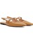 Taba Slingback Deri Ayakkabı 2
