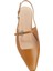 Taba Slingback Deri Ayakkabı 4