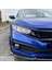 Parlak Siyah Ön Tampon Dudak Ayırıcı Fin Hava Knifi Otomatik Vücut Kiti Araba Spoiler Honda Civic Fk8 Sı Type-R 2019-2021 (Yurt Dışından) 2