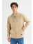 Regular Fit Normal Kesim Kapüşonlu Cepli Içi Polarlı Sweatshirt 1