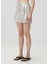 Averie Silver Keten Şort 2