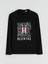 Yeni Sezon Bisiklet Yaka Uzun Kollu Beşiktaş Baskılı Erkek Pijama Üst 1