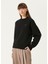 Siyah Logo Nakışlı Sweatshirt 1