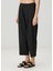 Siyah Crop Pantolon 3