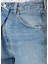 Vana Fold Mavi Jean Pantolon 5