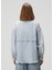 Hettie Oversized Mavi Denim Gömlek 4