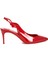 Hot Chick Kırmızı Rugan Deri Topuklu Ayakkabı 1