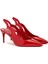 Hot Chick Kırmızı Rugan Deri Topuklu Ayakkabı 2