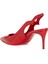 Hot Chick Kırmızı Rugan Deri Topuklu Ayakkabı 3