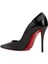 Miss Z Siyah Deri Stiletto 3