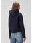 Lacivert Kapüşonlu Sweatshirt 4