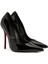 Miss Siyah Deri Stiletto 2
