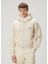 Gros Grain Kırık Beyaz Kapüşonlu Sweatshirt 1