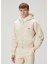 Gros Grain Kırık Beyaz Kapüşonlu Sweatshirt 3