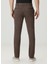Slim Fit Kahverengi Pantolon 3