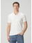 Zion Beyaz Polo Yaka Organik Pamuk T-Shirt 1