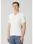 Zion Beyaz Polo Yaka Organik Pamuk T-Shirt 3