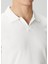 Zion Beyaz Polo Yaka Organik Pamuk T-Shirt 5