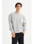 Pamuklu Içi Polarlı Regular Fit Normal Kesim Bisiklet Yaka Baskılı Sweatshirt 1