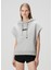 Sorri Gri Kapüşonlu Kolsuz Sweatshirt 1