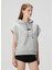 Sorri Gri Kapüşonlu Kolsuz Sweatshirt 3