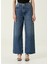 Low Slung Baggy Koyu Mavi Jean Pantolon 2