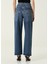 Low Slung Baggy Koyu Mavi Jean Pantolon 5