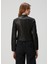 Sadler Slim Fit Siyah Deri Ceket 4