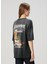 Antrasit Baskılı T-Shirt 4