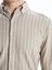 Yeni Sezon Slim Fit Uzun Kollu Çizgili Erkek Gömlek 3