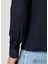 Lacivert Uzun Kollu Yün T-Shirt 6