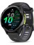 Forerunner 970 Karbon Gri Dlc Titanyum Siyah Gri Silikon Kayışlı Akıllı Saat 1