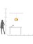 Pendant Lamp Zen Gold Sarkıt Avize 3