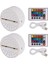 2 Paket 3D Gece LED Işık Lambası Taban + Uzaktan Kumanda + USB Kablosu, 16 Renk Işık Gösterisi Ekran Standı Akrilik Çatlak (Yurt Dışından) 2