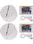 2 Paket 3D Gece LED Işık Lambası Taban + Uzaktan Kumanda + USB Kablosu, 16 Renk Işık Gösterisi Ekran Standı Akrilik Çatlak (Yurt Dışından) 3