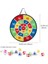 66CM Büyük Dart Tahta Çocuk Oyuncakları Yapışkan Toplar Kapalı/spor Açık Eğlence Partisi Oyun Oyunolor: 66CM 12 Top (Yurt Dışından) 1