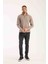 Polo Kahve Regular Fit Uzun Kol Garnili 4