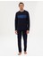Erkek Lacivert Pijama Takımı 50322634-200 4