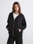 Yeni Sezon Kapüşonlu Oversize Kadın Fermuarlı Sweatshirt 1