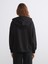 Yeni Sezon Kapüşonlu Oversize Kadın Fermuarlı Sweatshirt 4