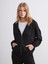Yeni Sezon Kapüşonlu Oversize Kadın Fermuarlı Sweatshirt 1