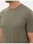 Erkek Haki Slim Fit Basic Tişört 50320102-VR027 7