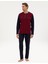 Erkek Bordo Pijama Takımı 50322651-900 1