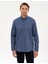 Erkek Indigo Regular Fit Uzun Kollu Gömlek 50316736-VR028 3