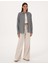 Kadın Gri Oversize Uzun Kollu Gömlek 50318232-VR024 4